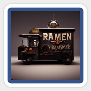 Steampunk Tokyo Ramen Food Truck Sticker